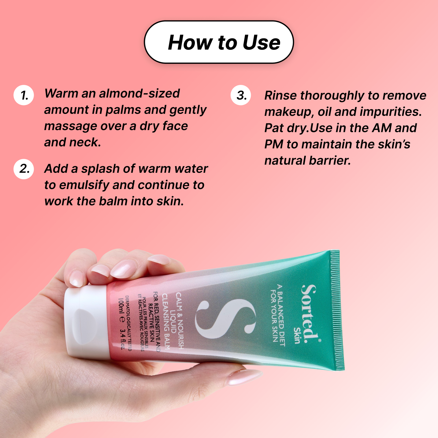 CALM & NOURISH LIQUID CLEANSING BALM