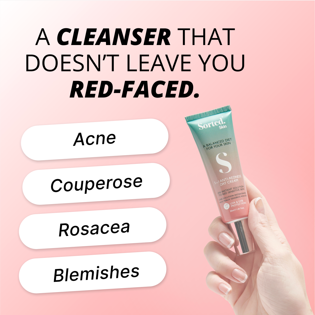 5 IN 1 ANTI-REDNESS DAY CREAM SPF50