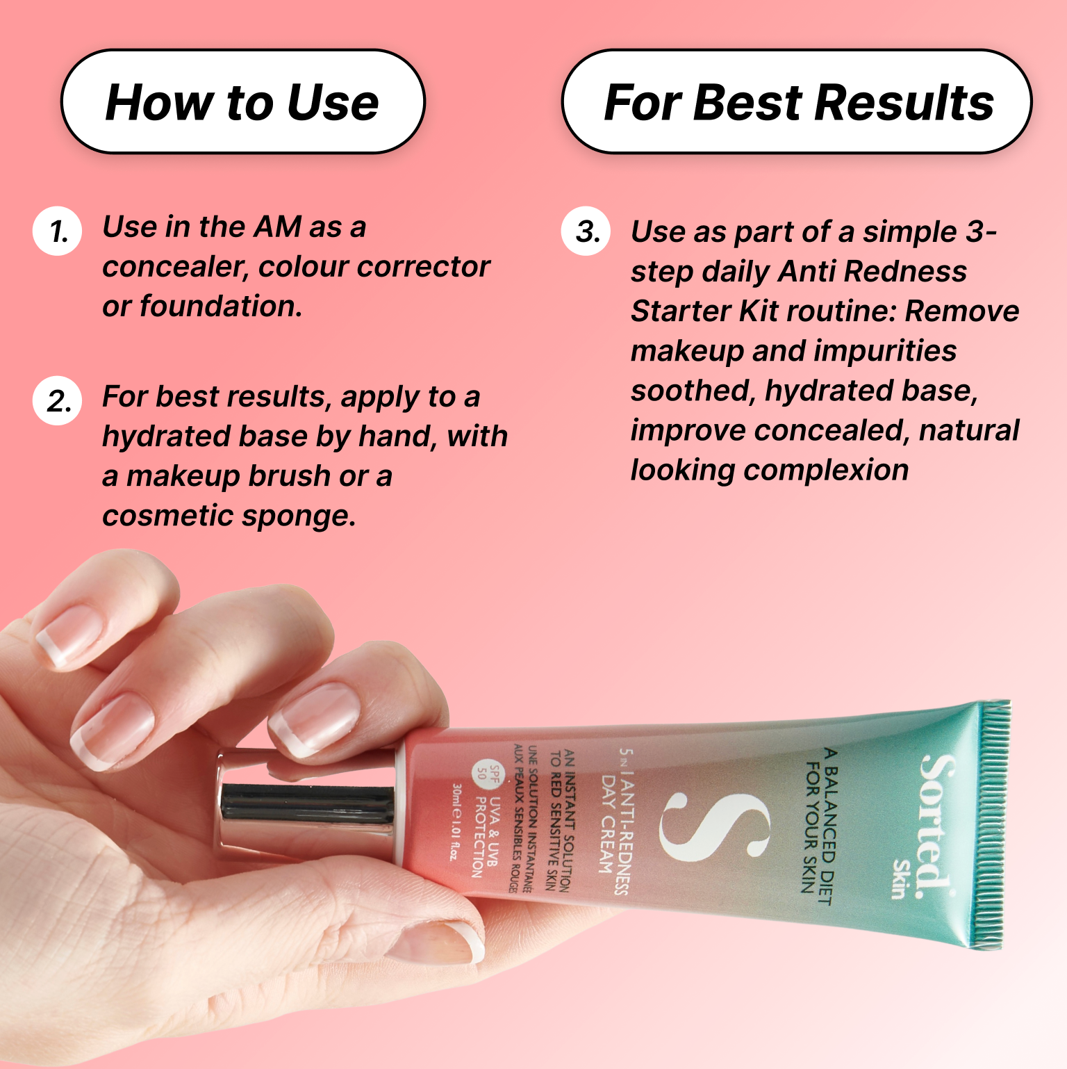 5 IN 1 ANTI-REDNESS DAY CREAM SPF50